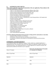 Enterprise Development Loan (Edl) Application Form - City of Toledo, Ohio, Page 5