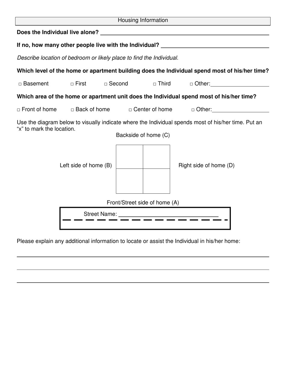 Premise Alert Program Enrollment Form - Peoria County, Illinois, Page 4