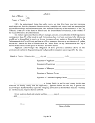 Cannabis Business License Application - City of Peoria, Illinois, Page 6