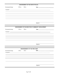 Cannabis Business License Application - City of Peoria, Illinois, Page 7