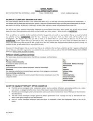 Document preview: Form WCIF-1 Workplace Complaint Intake Form - City of Peoria, Illinois