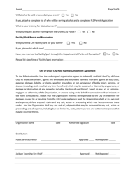 Special Event Permit Application - Grove City, Ohio, Page 5