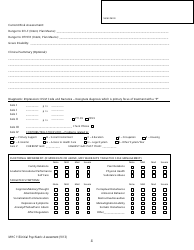 Initial Psychiatric Assessment Form - Contra Costa Health Services, Page 4