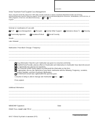 Initial Psychiatric Assessment Form - Contra Costa Health Services, Page 5