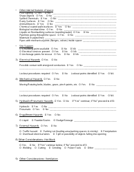 Confined Space Hazard Assessment Form - University of Guelph, Page 2
