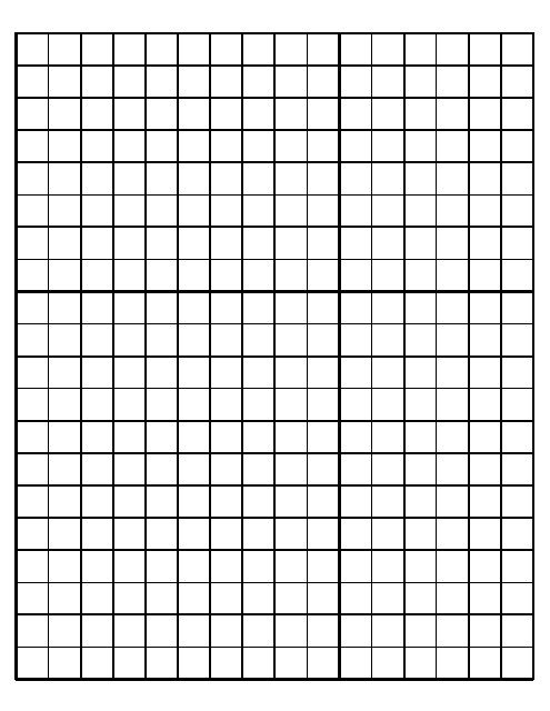 Black and White Math Graph Paper