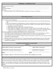 DLSE Form DLSE-NTE Notice to Employee - California, Page 2
