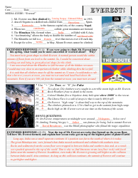 Everest Geography Worksheet With Answer Key, Page 2
