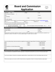 Document preview: Board and Commission Application - City of Grand Rapids, Michigan
