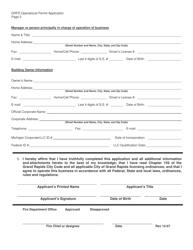Operational Permit Application - City of Grand Rapids, Michigan, Page 2