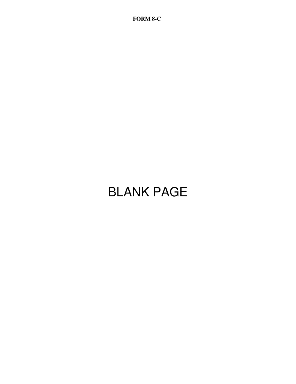 Form 8-C Worksheet for a Minor Traffic Review - Highlands County, Florida, Page 4