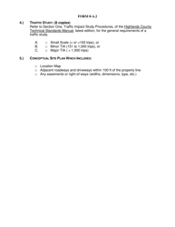 Form 8-A.2 Application for Transportation Concurrency Determination Within Adjacent Municipality Developments - Highlands County, Florida, Page 3