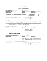 Form 8-O Application for Final Development Order - Highlands County, Florida, Page 3