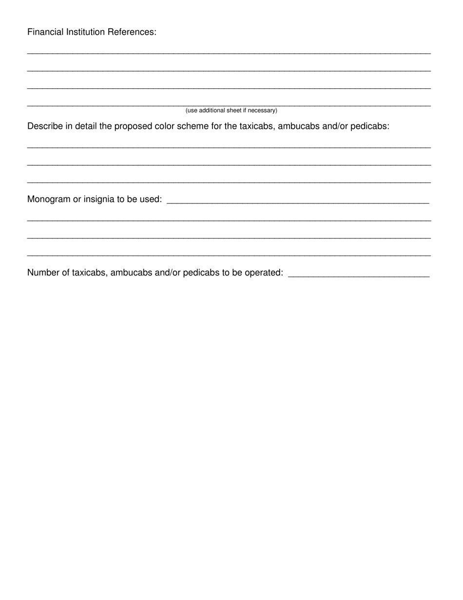 Business License Application - Ambucab / Ambulance / Taxicab / Pedicab Company - City of Grand Rapids, Michigan, Page 5