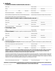 Formulario 161A-07 Aplicacion Para Permiso De Letrero - City of Grand Rapids, Michigan (Spanish), Page 2