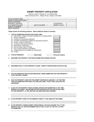 Exempt Property Application - DeKalb County, Georgia (United States), Page 3