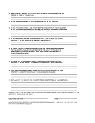 Exempt Property Application - DeKalb County, Georgia (United States), Page 4