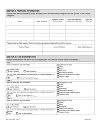 Form JFS01501 Application for Kinship Permanency Incentive - Ohio, Page 2