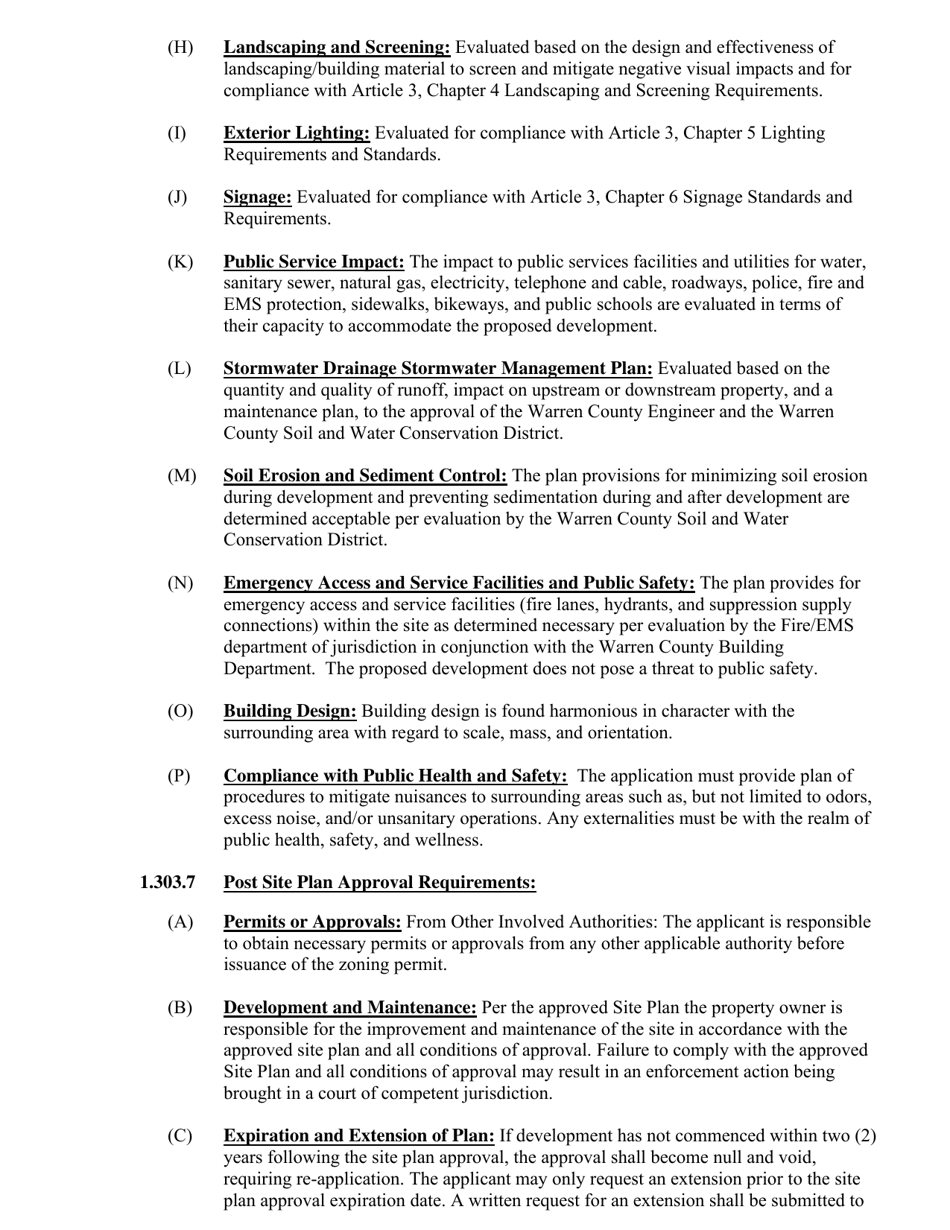 Application for Conditional Use and Site Plan Review - Warren County, Ohio, Page 14