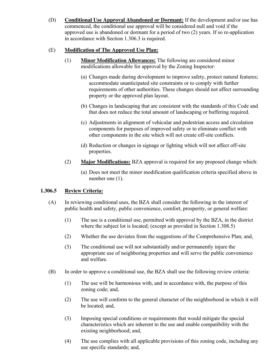 Application for Conditional Use and Site Plan Review - Warren County, Ohio, Page 5
