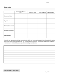 Form FM10.1 Application for Employment - Warren County, Ohio, Page 2