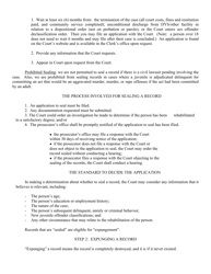Early Expungement Application - Warren County, Ohio, Page 2