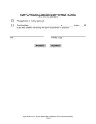 WCPC Form 110.0 Application for Appointment of Assessor - Warren County, Ohio, Page 2