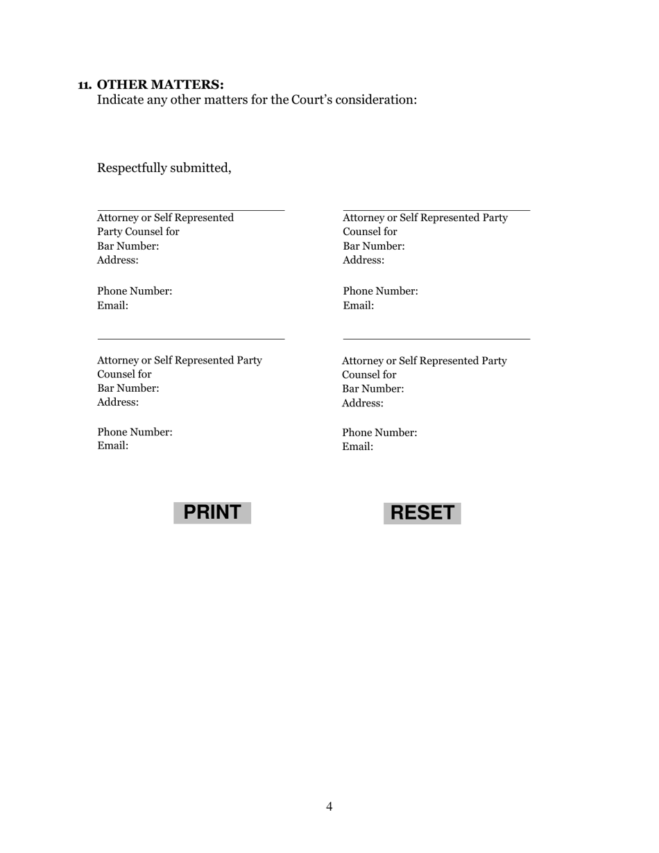 Civil Rule 26(F) Conference Report and Discovery Plan - Wake County, Ohio, Page 4