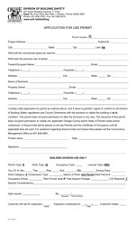 Application for Use Permit - Orange County, Florida, Page 3