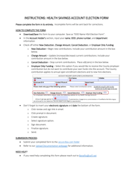 Document preview: Form 51-113 Health Savings Account Election Form - Orange County, Florida