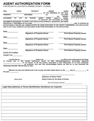 Form EPC-016-2018-01 &quot;Application to Construct a Dock&quot; - Orange County, Florida, Page 4