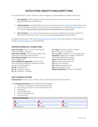 Document preview: Form 51-109 Wellness for Life Benefits Enrollment Form - Orange County, Florida