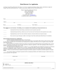 Metal Detector Use Application - Orange County, Florida, Page 2
