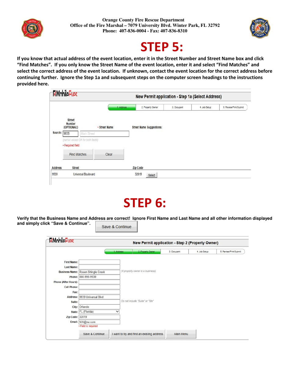 Permit Application for Trade Shows  Conventions - Orange County, Florida, Page 3