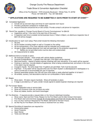 Permit Application for Trade Shows &amp; Conventions - Orange County, Florida, Page 8