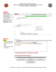 Permit Application for Indoor/Outdoor Display - Orange County, Florida, Page 3