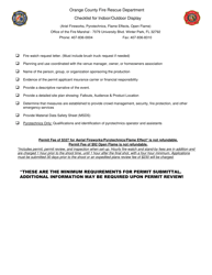 Permit Application for Indoor/Outdoor Display - Orange County, Florida, Page 6