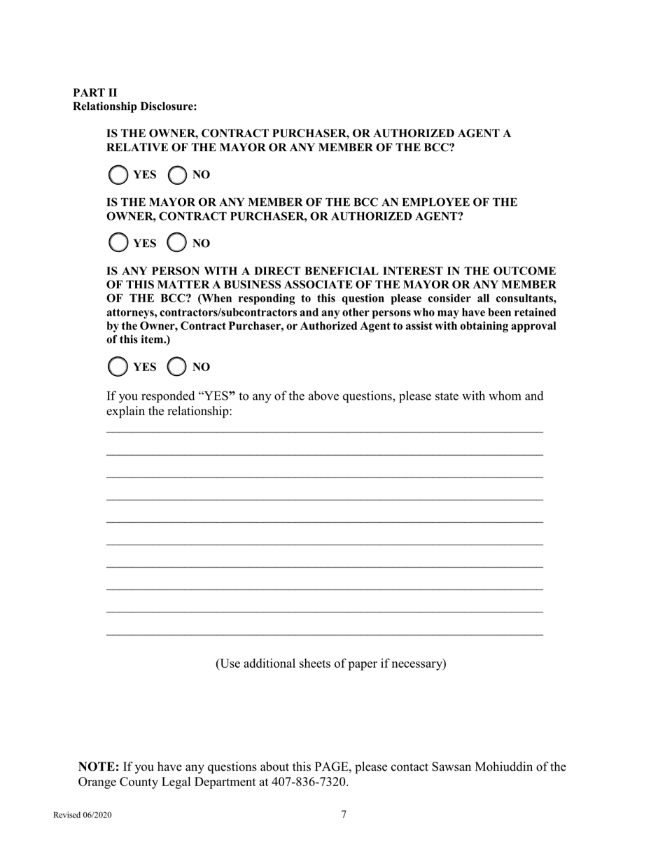 Zoning Manager Determination - Orange County, Florida, Page 7