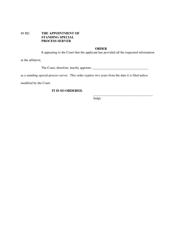 Appendix D Affidavit and Order for Standing Process Server - Butler County, Ohio, Page 2