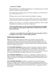 Appendix 1(A) Child Support and Health Insurance Language for Ex Parte Orders Only - Butler County, Ohio, Page 3