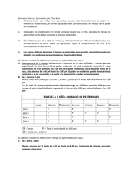 Formulario DR610.1 Guias Para El Tiempo De Paternidad - Butler County, Ohio (Spanish), Page 2