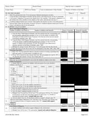Form JFS07769 Split Parenting Child Support Computation Worksheet - Ohio, Page 2