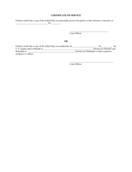 Form DR631 Request for Waiver of Mandatory Parent Education Class - Butler County, Ohio, Page 2