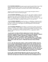 Form C18 Mandatory Spousal Support Language - Butler County, Ohio, Page 2
