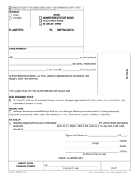 Document preview: Form CLK/CT430 Bond - Miami-Dade County, Florida