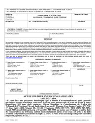 Form CLK/CT.070 Civil Action Summons (B) Form for Personal Service on a Natural Person - Miami-Dade County, Florida (English/Spanish/French/Haitian Creole), Page 3
