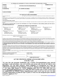 Form CLK/CT.141 Residential Eviction Summons - Miami-Dade County, Florida (English/Spanish/French/Haitian Creole), Page 3