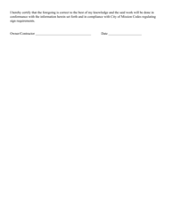 Sign Permit Application - City of Mission, Texas, Page 2