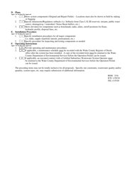 Requirements for Submitting Wastewater Treatment System Plans for Review and Approval With Applications for Permits - Wake County, North Carolina, Page 2