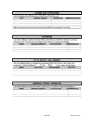 Volunteer Application - City of Mission, Texas, Page 3